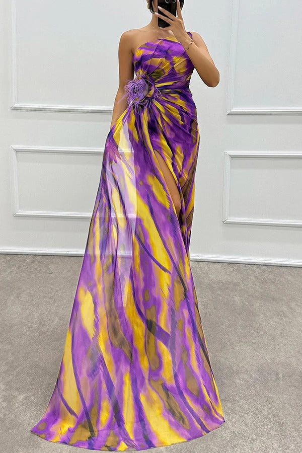 VIRELLE™ | Vibrant Draped Dress