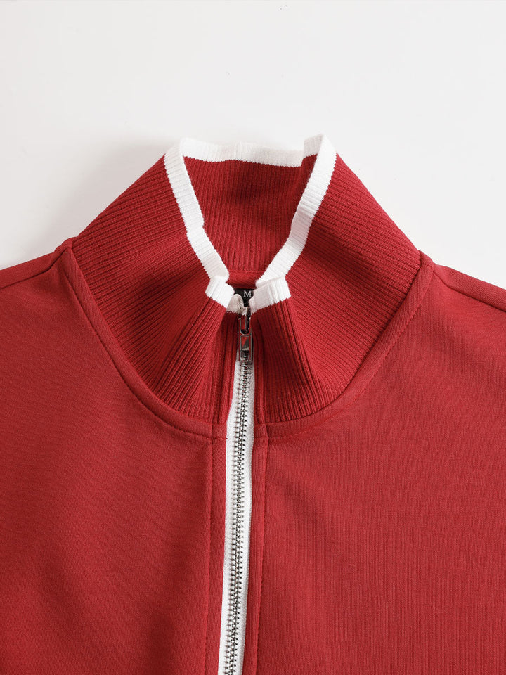 PRISCILLA™ | Elegant Sporty Set with Half-Zip Sweatshirt