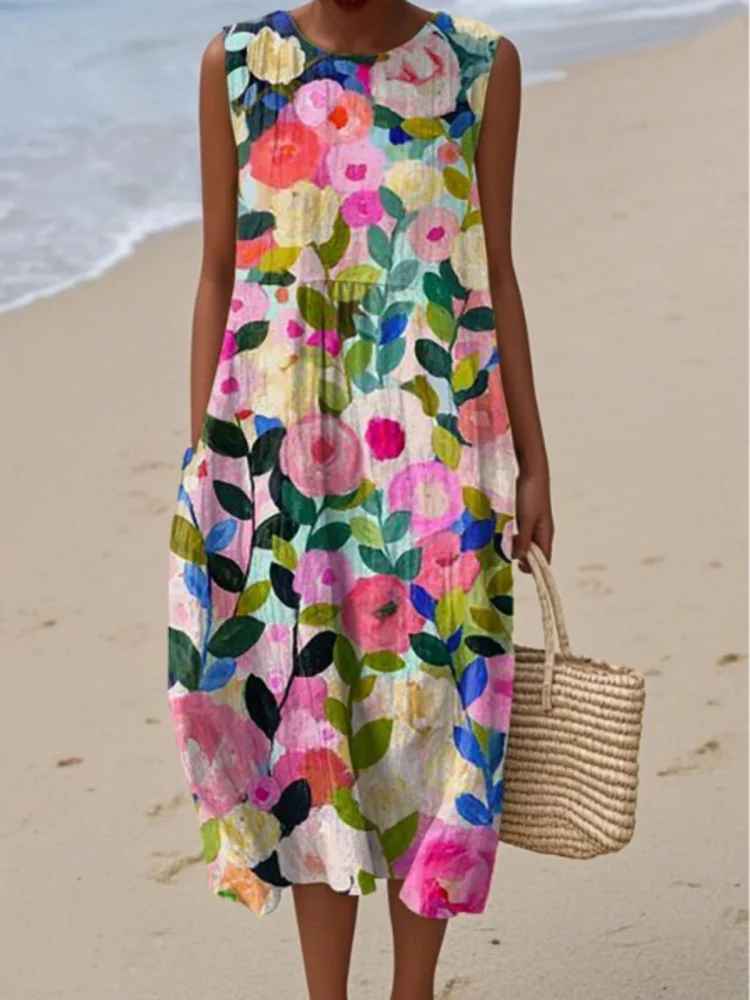 Ruby | Floral Print Summer Breeze Dress