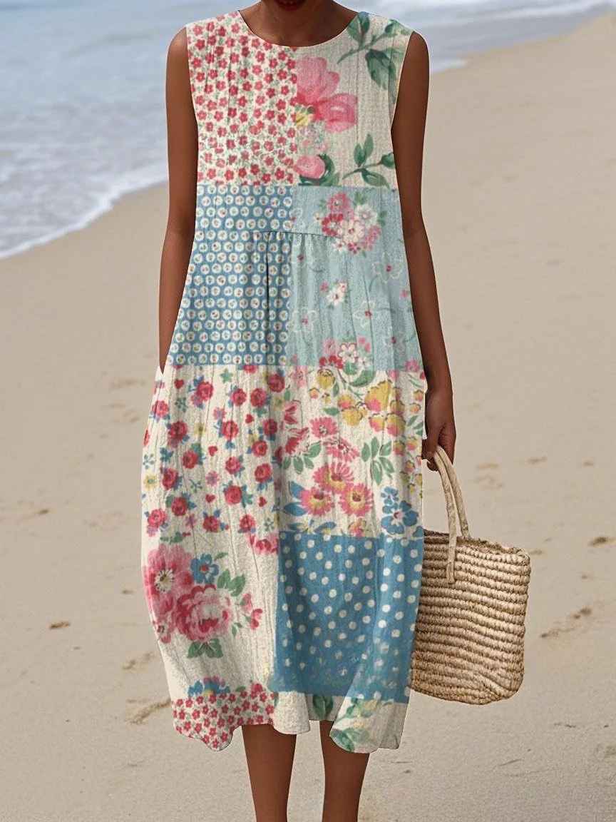 Alice | Summer Whispers Floral Dress