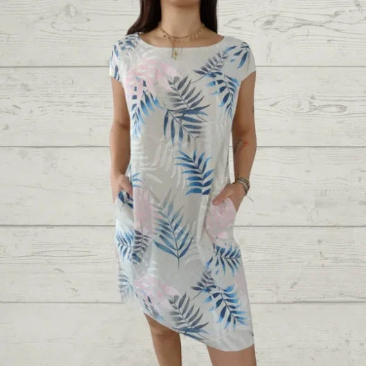 SOFIA™ | Printed Summer Dress with Pockets