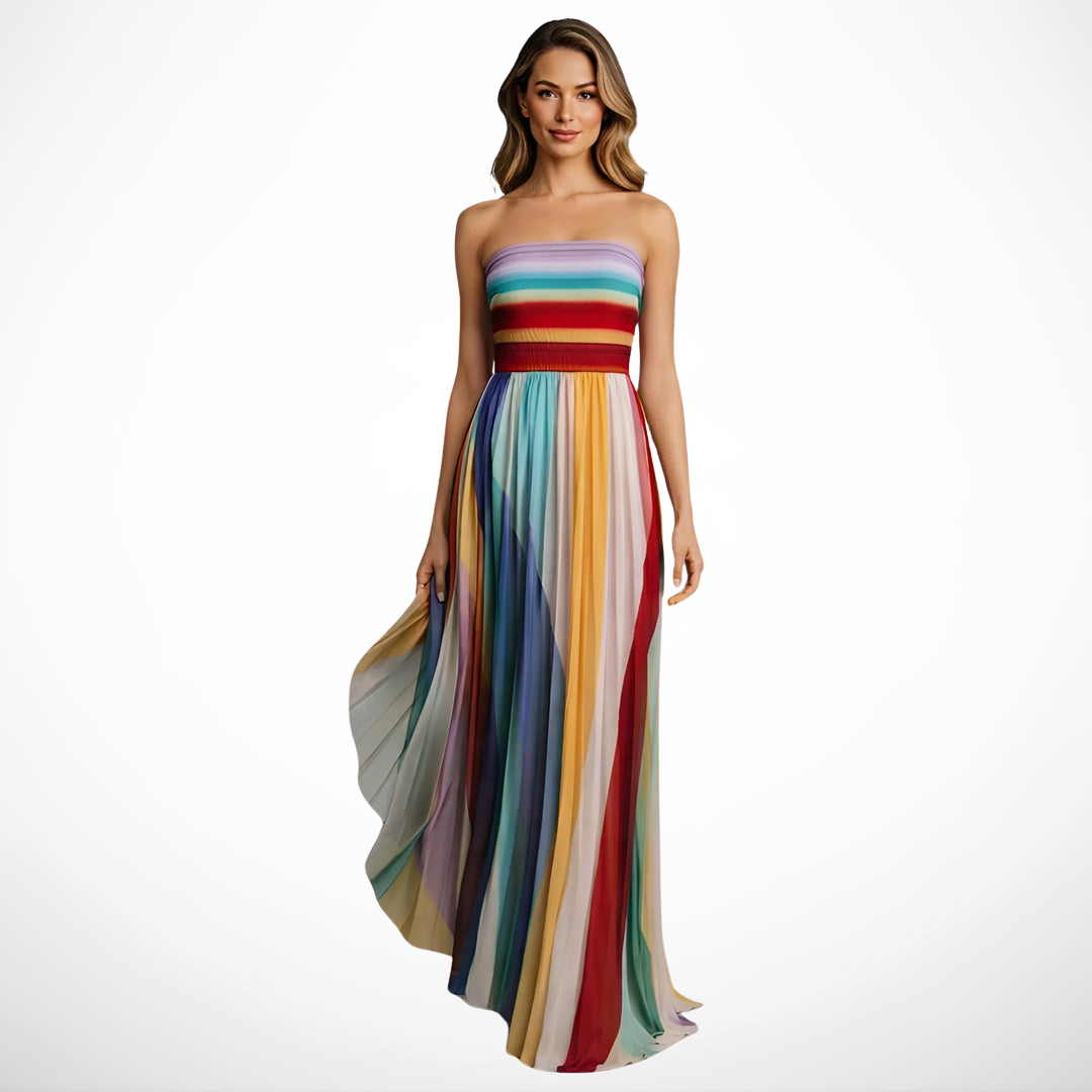 The Spark | Vibrant Maxi Dress in Light Colors