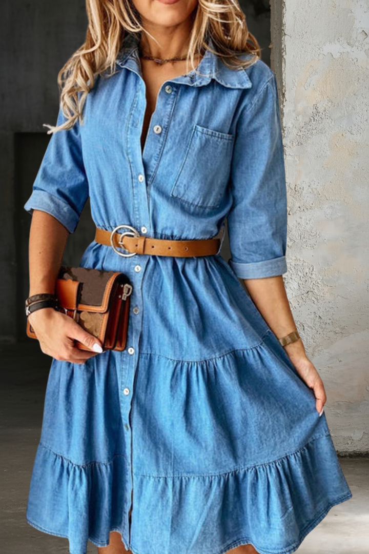 Barbara | Elegant Casual Denim Dress