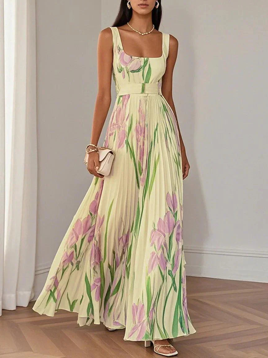 Yara™ - Maxi Dress Made of Pleated Chiffon