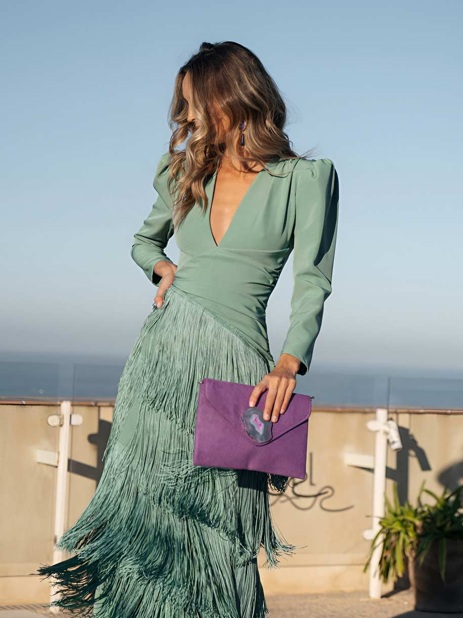 Fringed Round Dress
