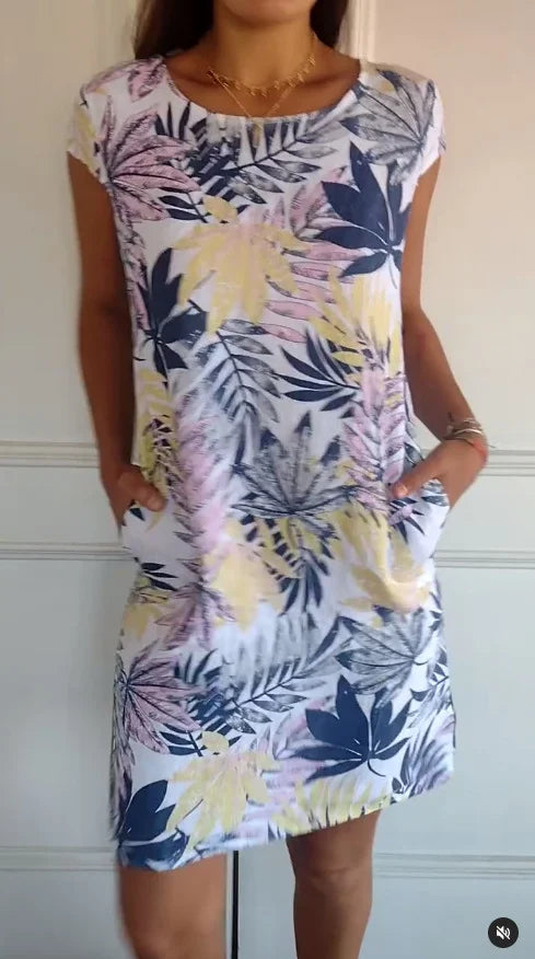 SOFIA™ | Printed Summer Dress with Pockets