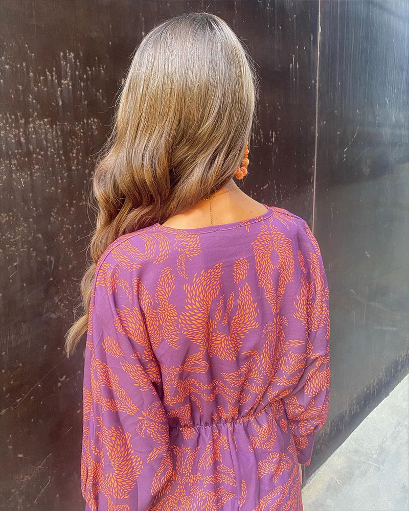 La Scintilla | Elegant Floral Midi Dress