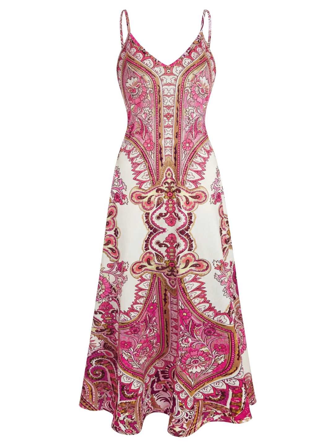 OTTILIE™ | Boho Floral Print Sleeveless Dress
