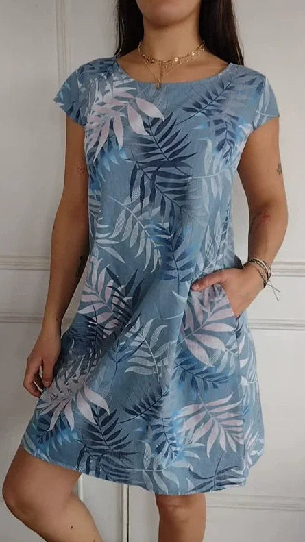SOFIA™ | Printed Summer Dress with Pockets
