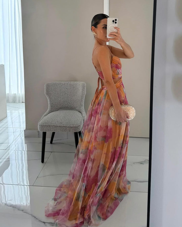 EIRITH™ | Romantic Sheer Detail Dress