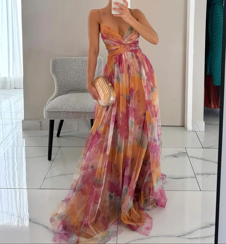 Sanne™ - Romantic Flowing Evening Dress