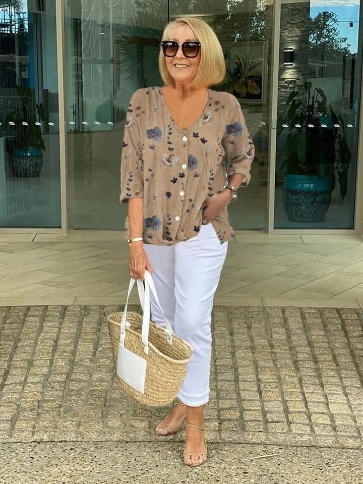 ANITA ™  | Elegant Floral Blouse