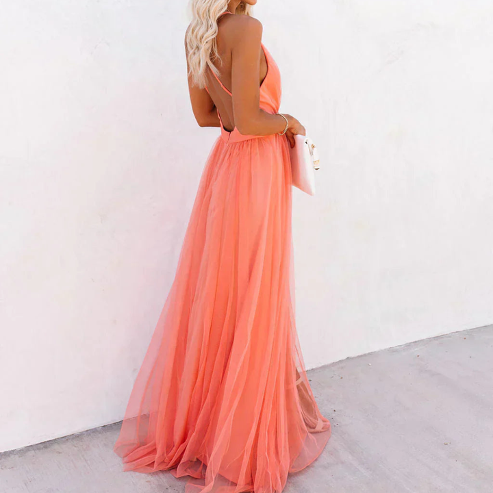 Coral Light Maxi Dress | The Spark Collection