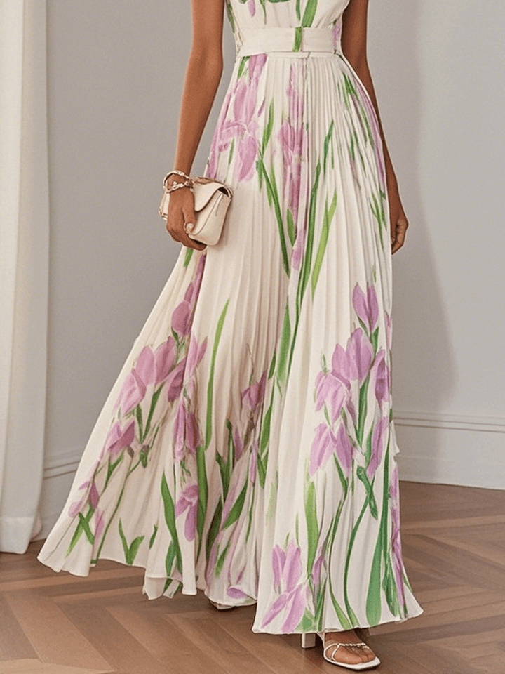 Yara™ - Maxi Dress Made of Pleated Chiffon