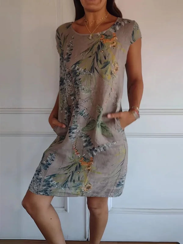 SOFIA™ | Printed Summer Dress with Pockets