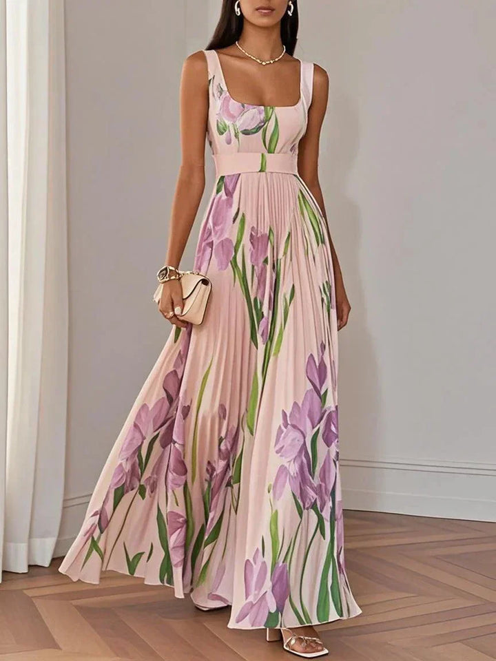 Yara™ - Maxi Dress Made of Pleated Chiffon