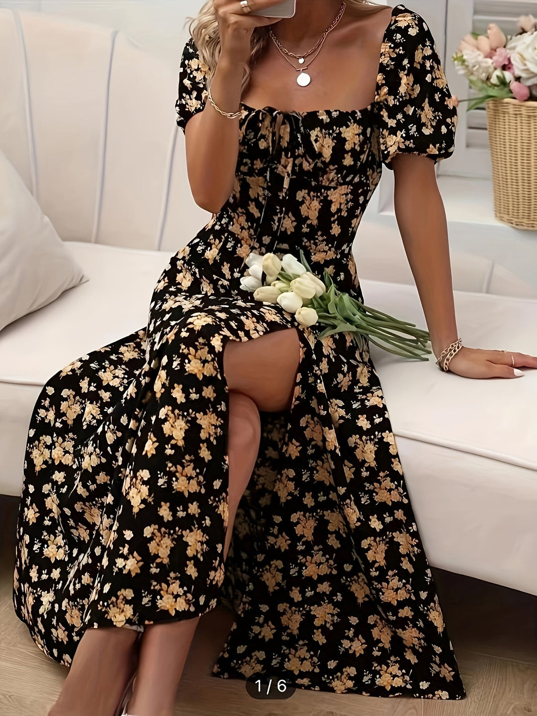 Chloé The Spark | Elegant Floral Dress
