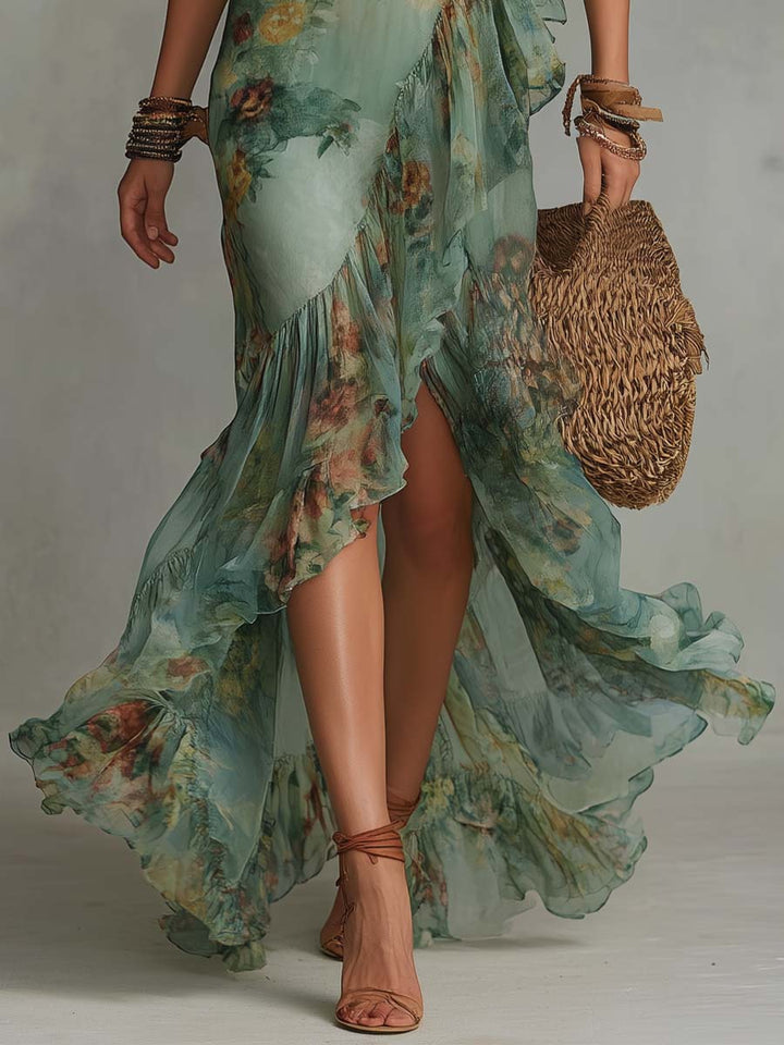 ZARA | Summer Flowing Dress