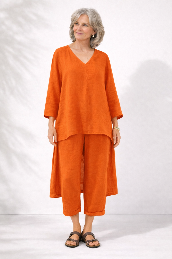 ADRIENA™ | Elegant Two-Piece Set with V-Neck