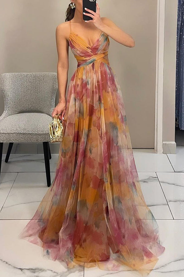 Sanne™ - Romantic Flowing Evening Dress