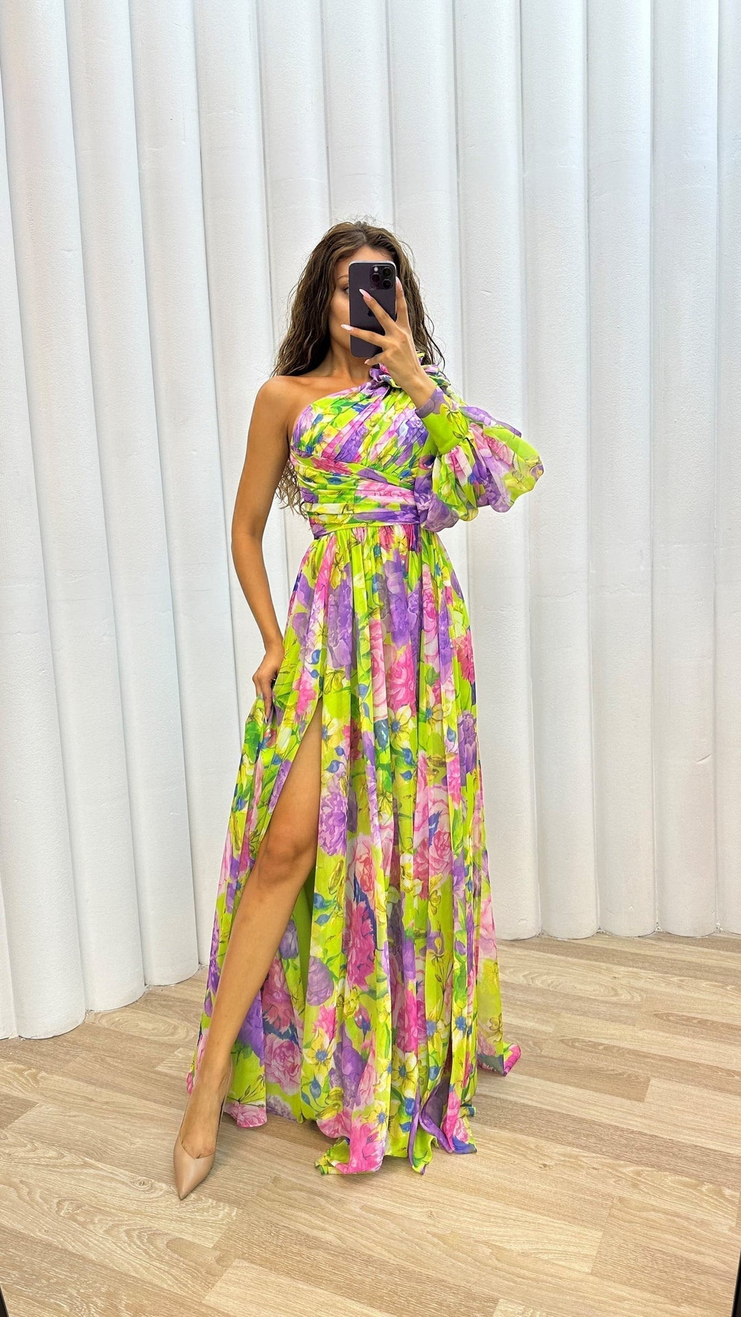 Maud™ - Elegant Dress with Long Sleeves