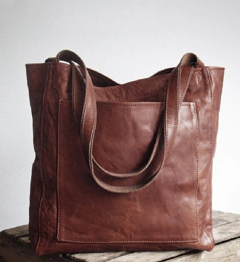PAMELA™ | Classic Leather Tote