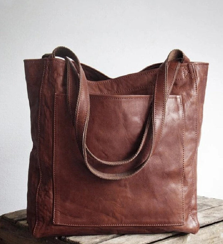 PAMELA™ | Classic Leather Tote