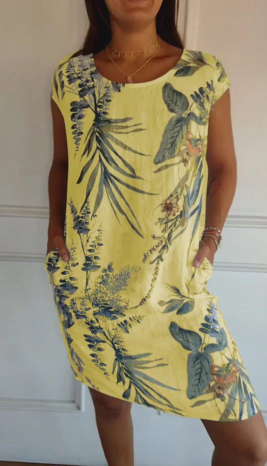 SOFIA™ | Printed Summer Dress with Pockets