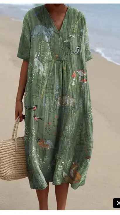 Olivia | Printed Dress for a Summer Breeze