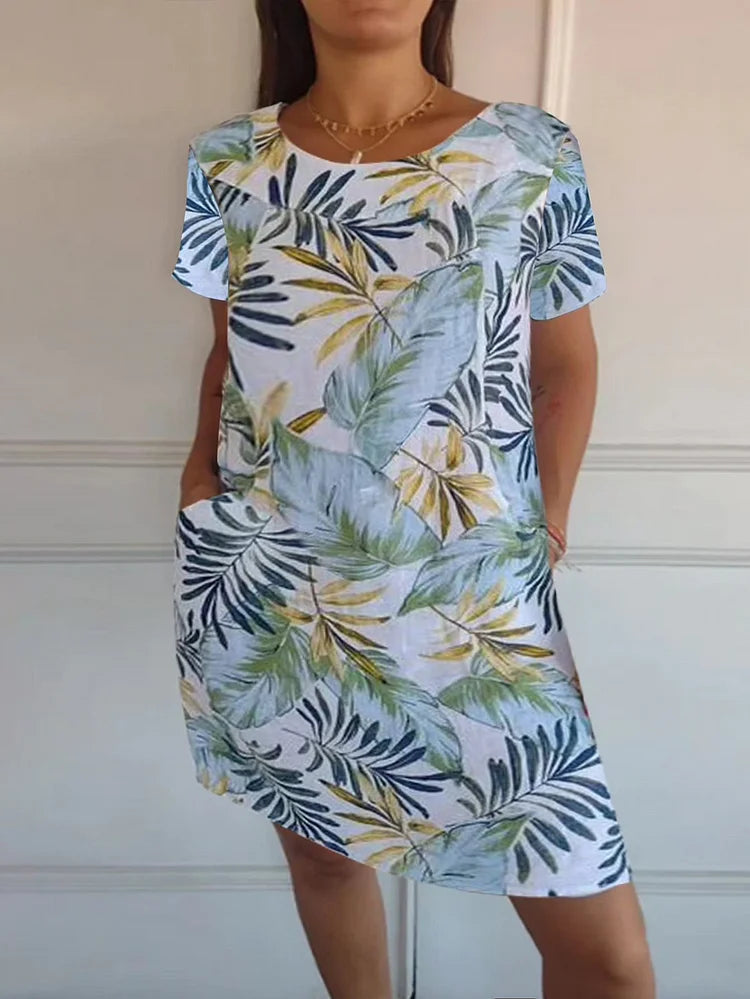 SOFIA™ | Printed Summer Dress with Pockets