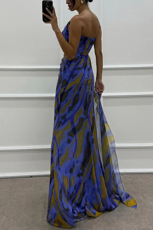 VIRELLE™ | Vibrant Draped Dress
