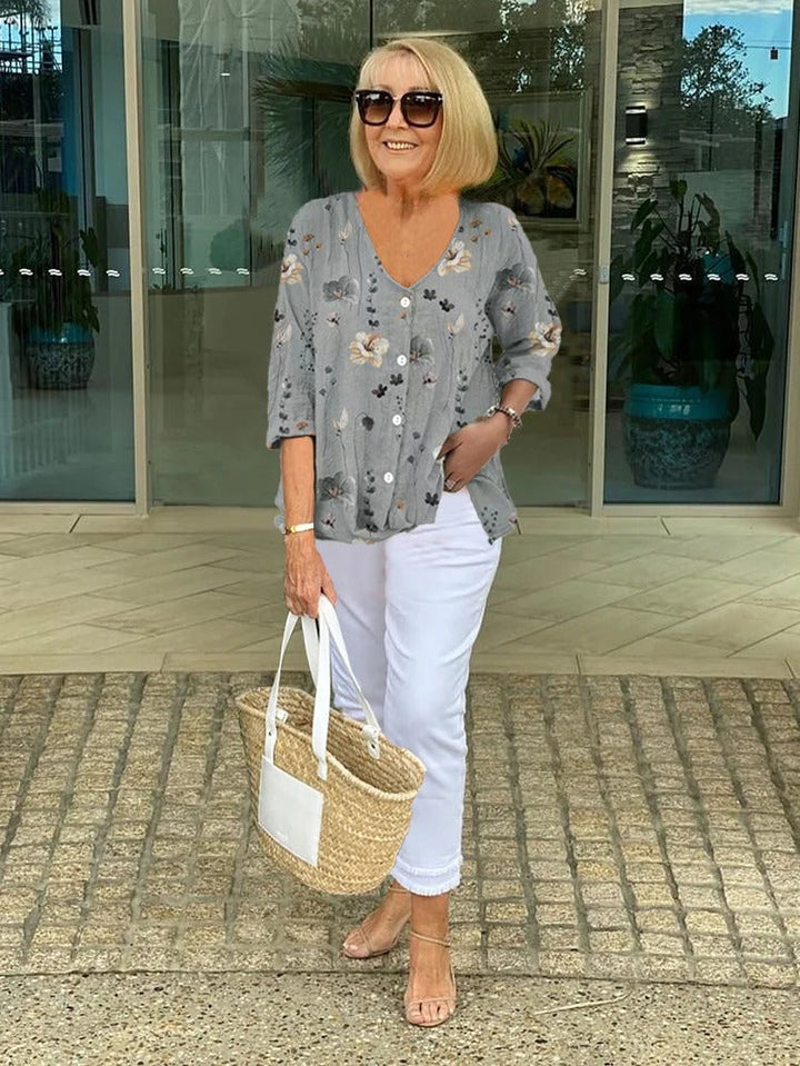 ANITA ™  | Elegant Floral Blouse