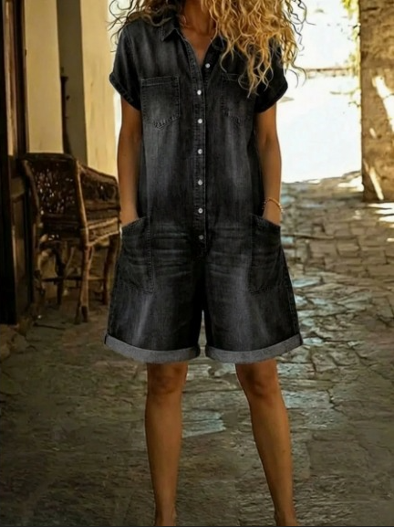 Maja – Classic Denim Playsuit