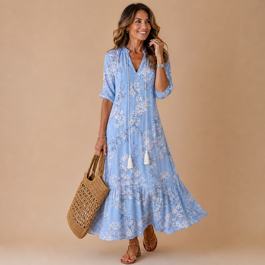 LANA | Figure-Flattering Boho Maxi Dress