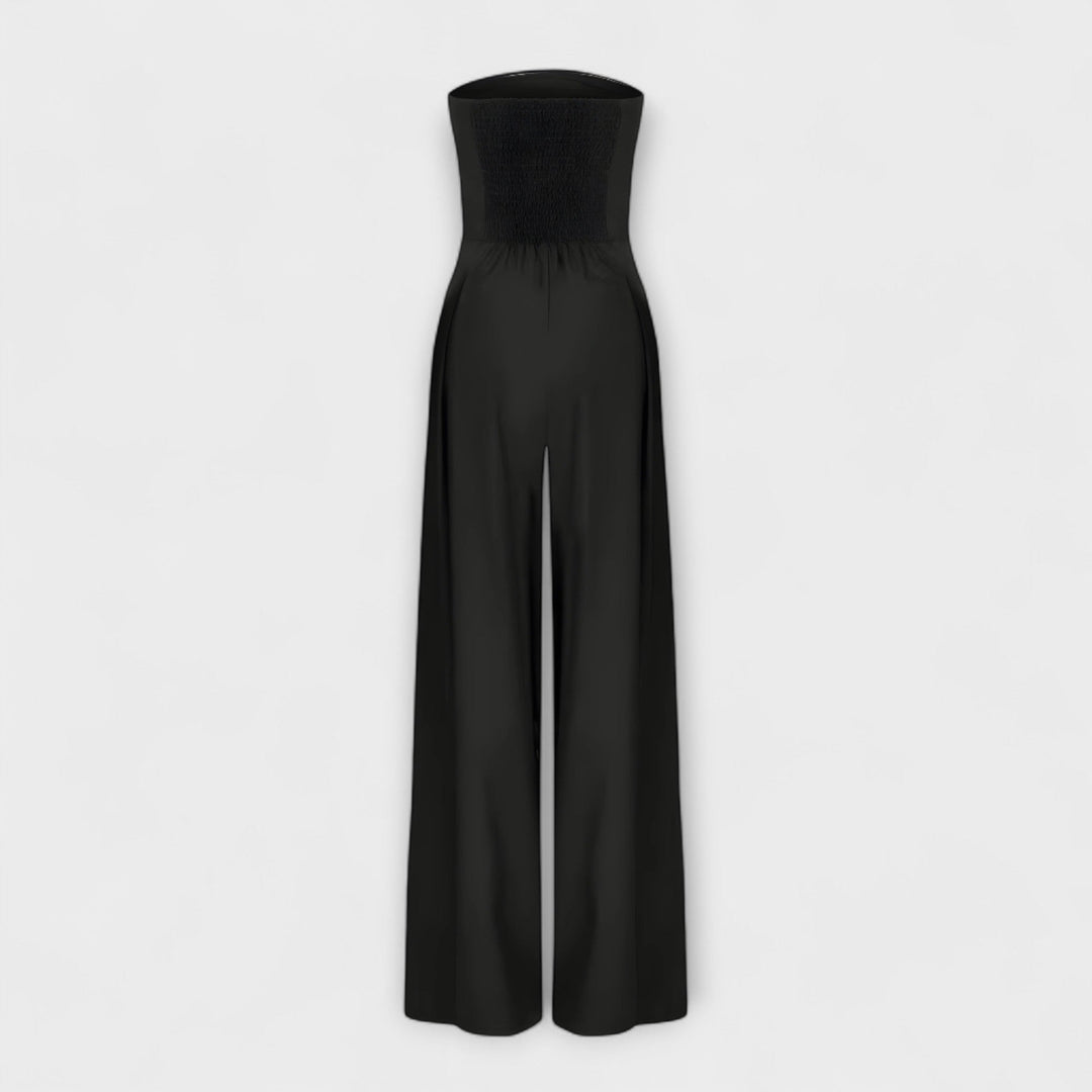 KIORA  | Elegant strapless jumpsuit