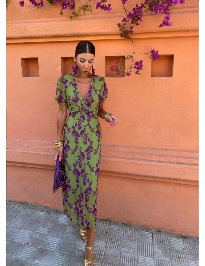 Lieke™ - Colourful Summer Print Dress