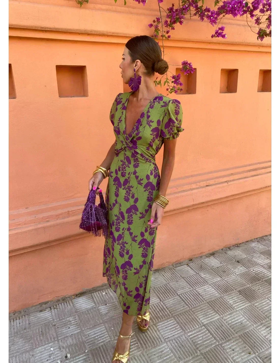 Lieke™ - Colourful Summer Print Dress