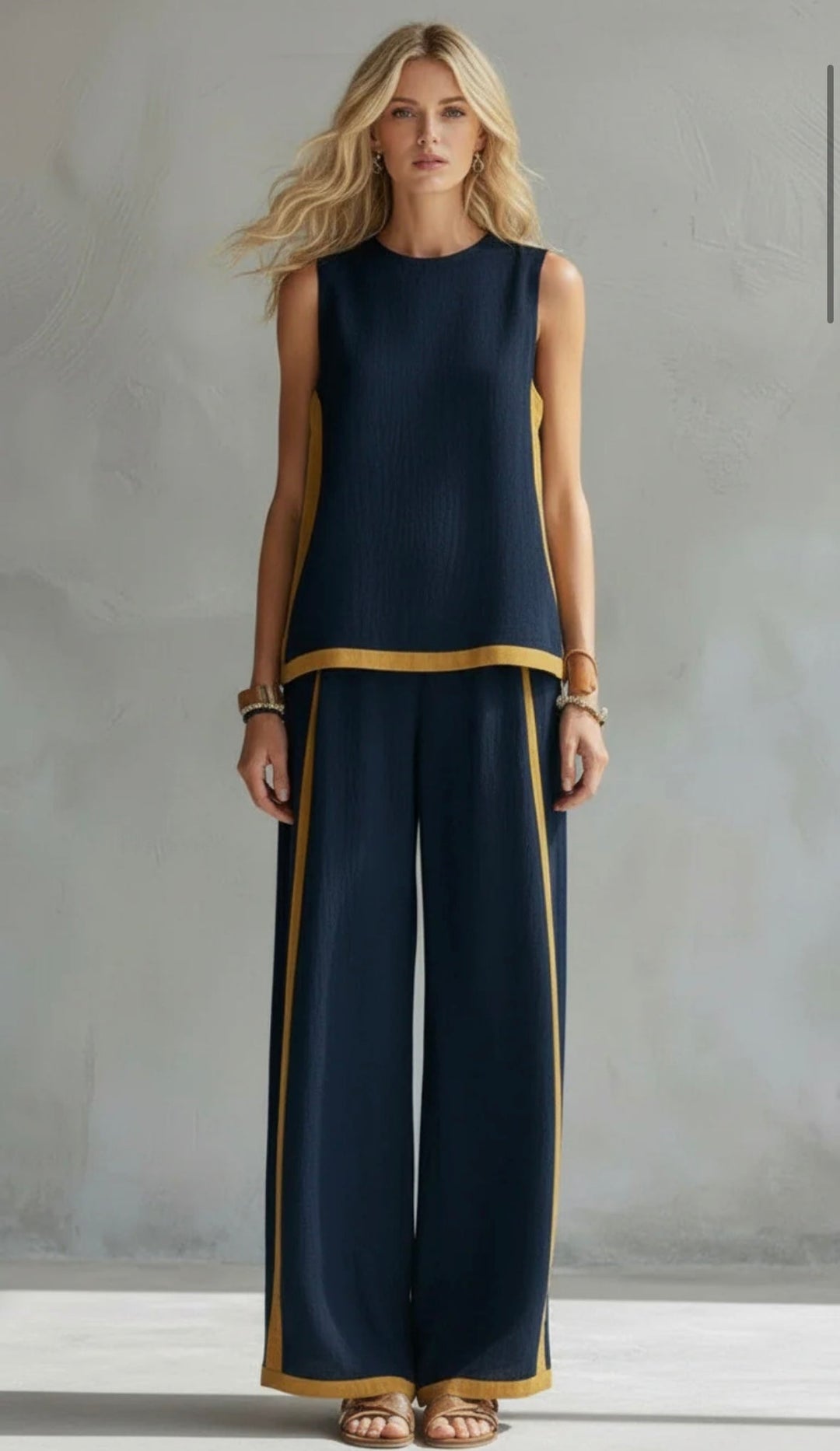 LEILA™ | Elegant Cotton & Linen Suit
