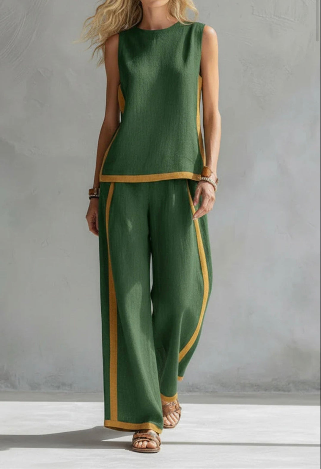 LEILA | Elegant Cotton and Linen Set