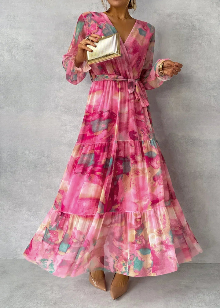 ZARELLE™ | Floral Wrap Dress
