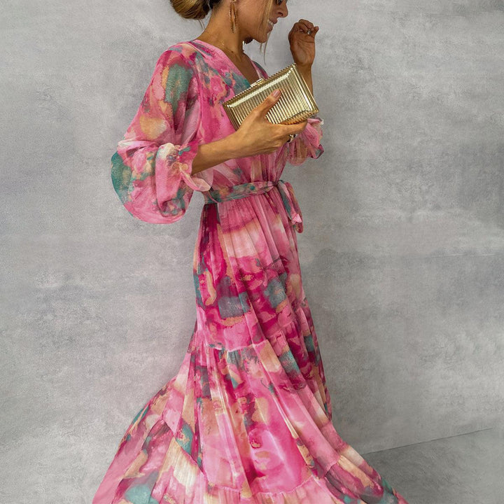 ZARELLE™ | Floral Wrap Dress