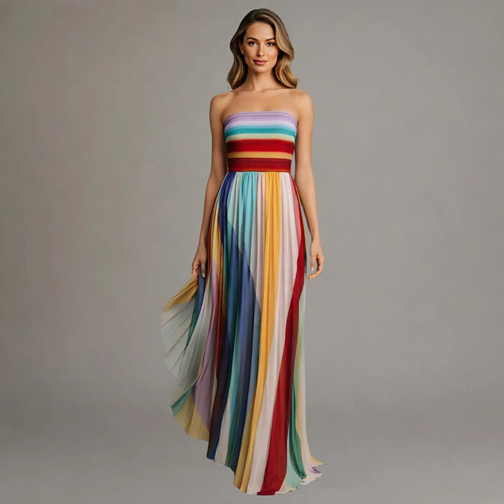 The Spark | Vibrant Maxi Dress in Light Colors