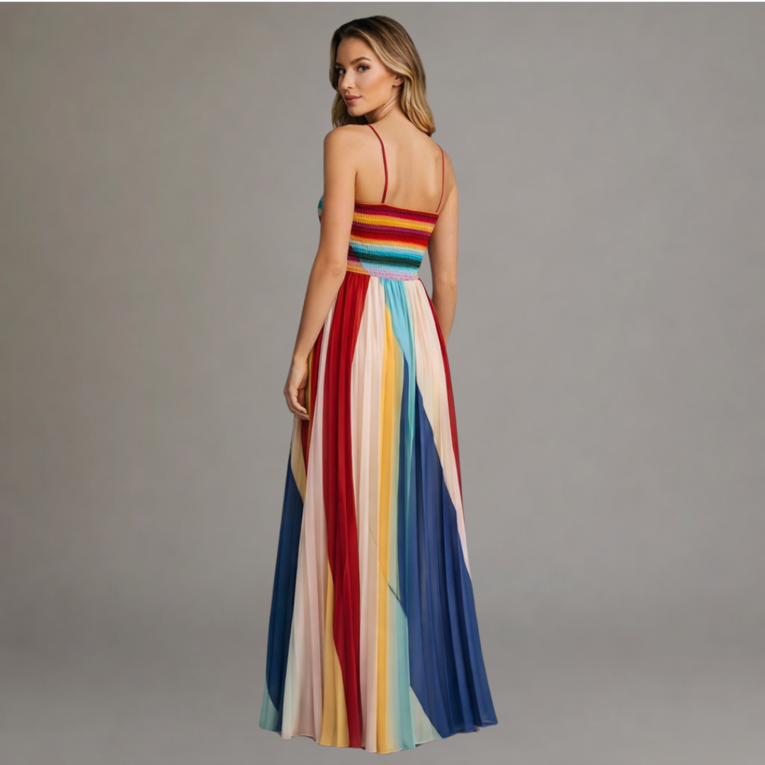 The Spark | Vibrant Maxi Dress in Light Colors