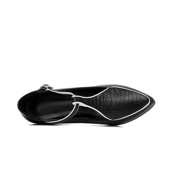 Aurora – T-Bar Jewel Court Shoes