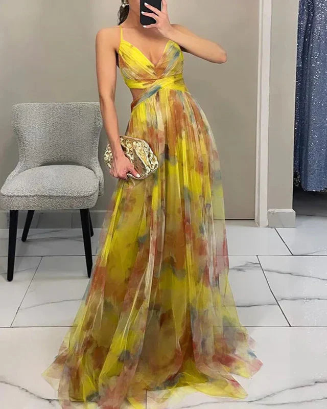 MADELINE™ | Floral Maxi Dress for Effortless Elegance