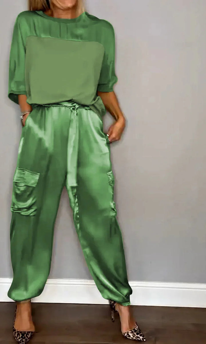 AVERIELLE™ | Luxe Flowing Two Piece Set