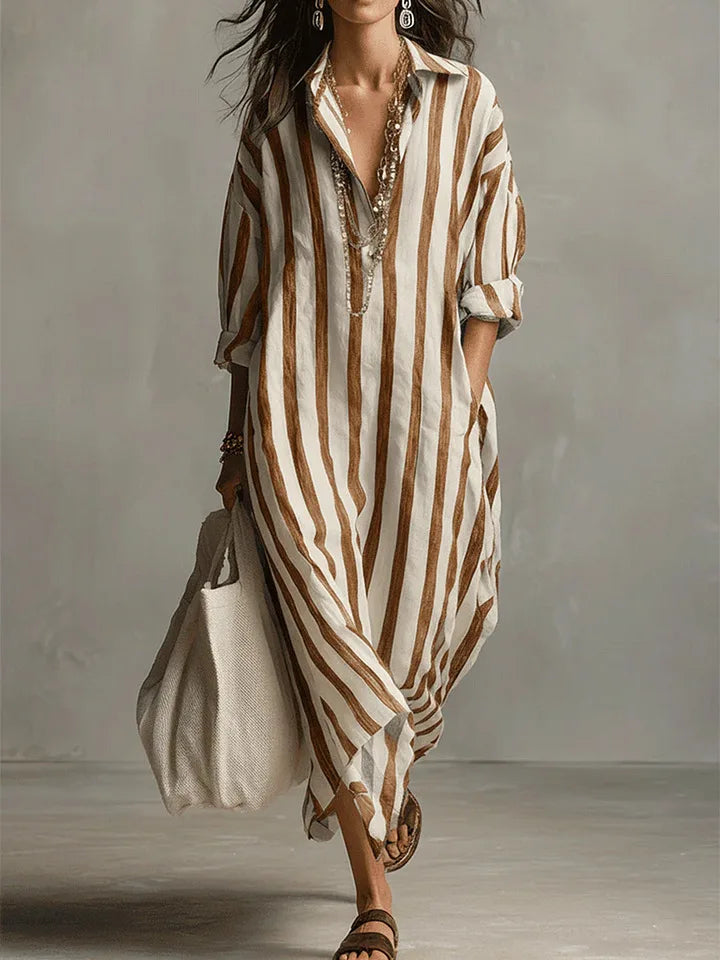 Pepa™ | European Long Shirt Dress
