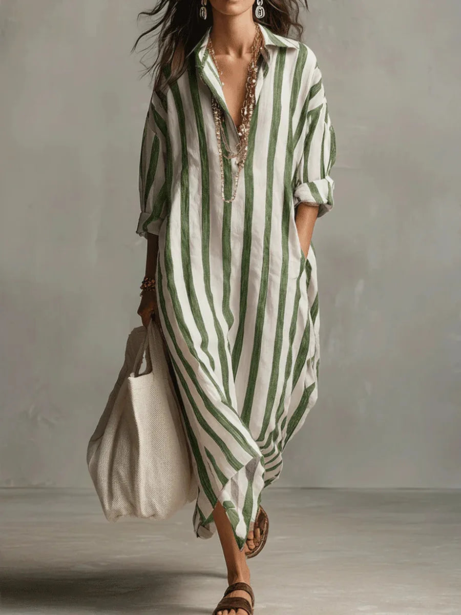 Pepa™ | European Long Shirt Dress