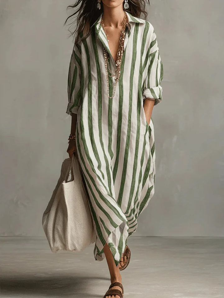 Pepa™ | European Long Shirt Dress