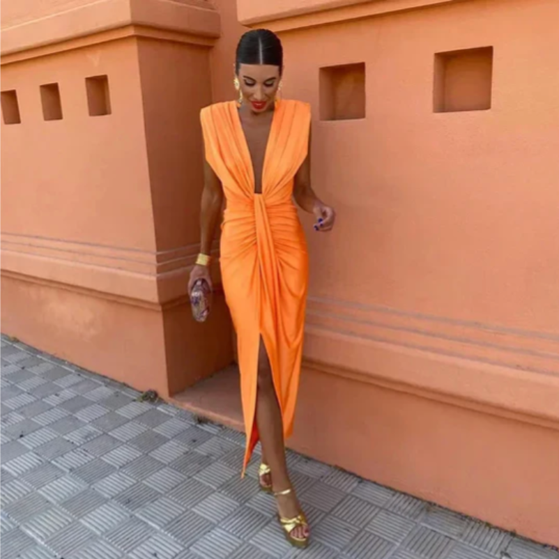 ELARA™ | Elegant Pleated Dress